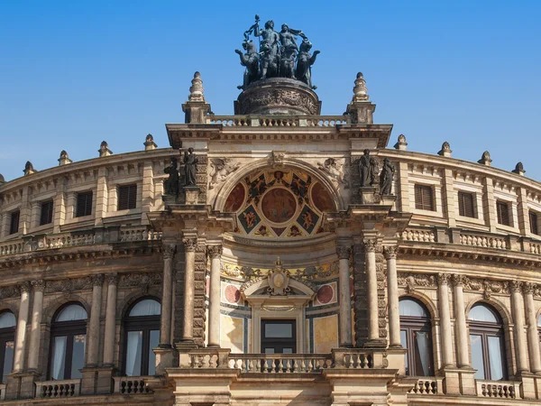 Drezno Semperoper — Zdjęcie stockowe