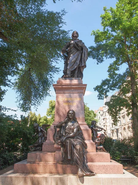 Mendelssohn Denkmal Leipzig — Stockfoto