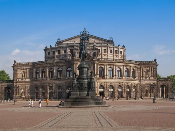 Drezno Semperoper — Zdjęcie stockowe