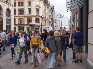 turistler leipzig, Almanya