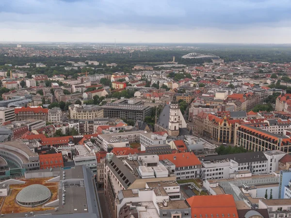 Leipzig havadan görünümü — Stok fotoğraf