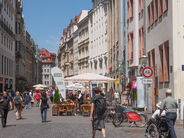 Touristen in leipzig — Stockfoto