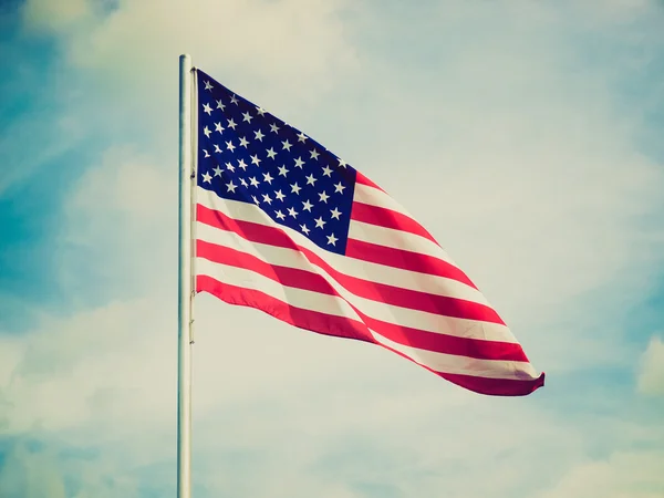 Retro look USA flag — Stock Photo, Image