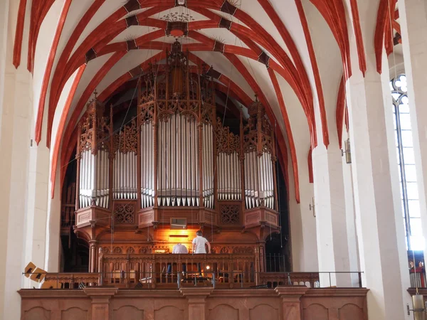 Thomaskirche Leipzig — Stok fotoğraf