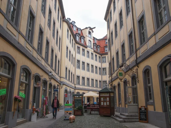 Turistas em Leipzig Alemanha — Fotografia de Stock