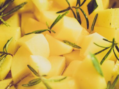 Retro görünüm patates resim