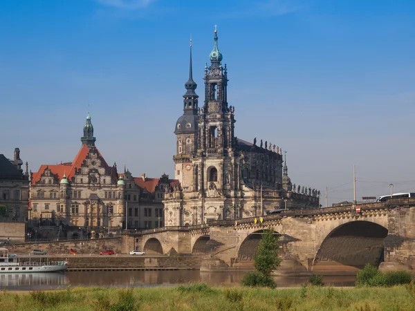 Hofkirche da cômoda — Fotografia de Stock