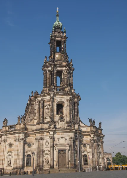 Dresda Hofkirche — Foto Stock