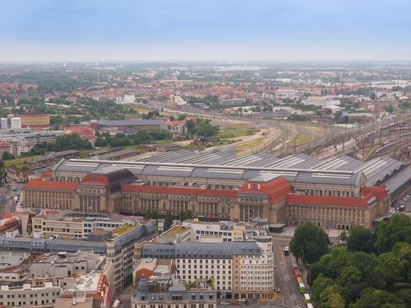 Luchtfoto van Leipzig — Stockfoto