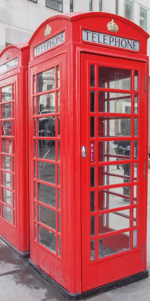 Londra telefon kulübesi — Stok fotoğraf