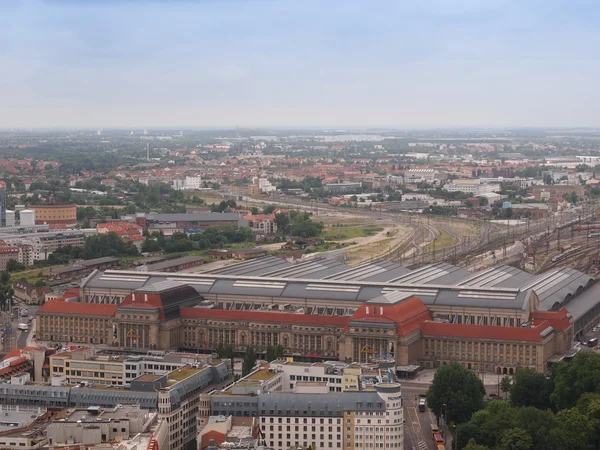 Leipzig vista aérea — Fotografia de Stock