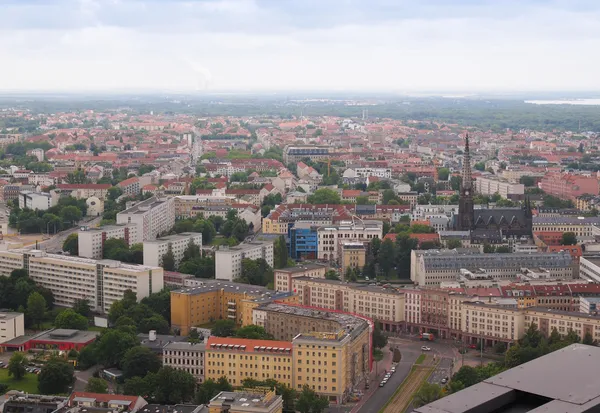 Leipzig luftbild — Stockfoto