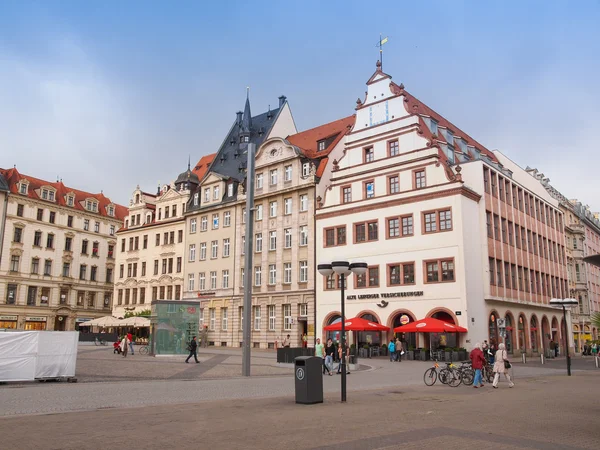 Turistler leipzig, Almanya — Stok fotoğraf