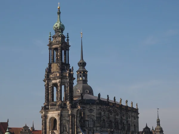 Dresde Hofkirche — Foto de Stock