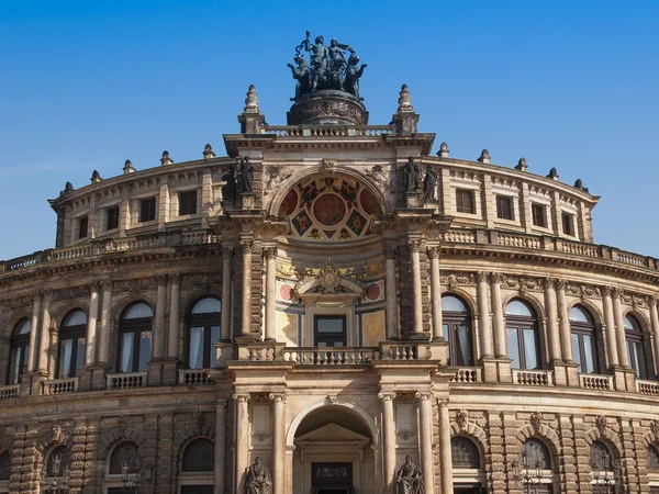 德累斯顿 semperoper — 图库照片