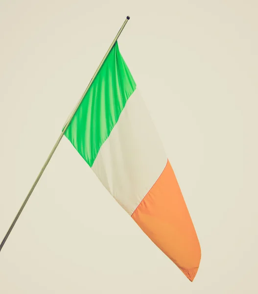 Αναδρομικό βλέμμα ιρλανδική σημαία — Φωτογραφία Αρχείου