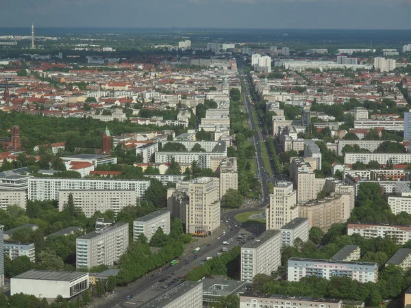 Letecký pohled na Berlín — Stock fotografie