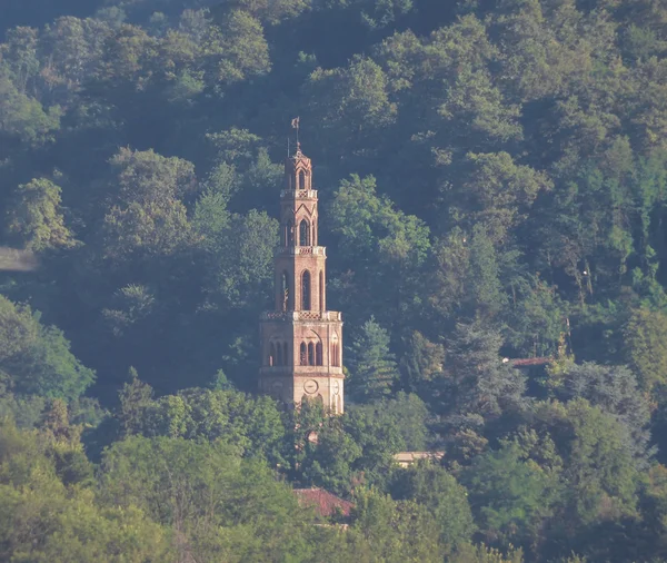 Moncanino Tower in San Mauro Italy — Stock Photo, Image