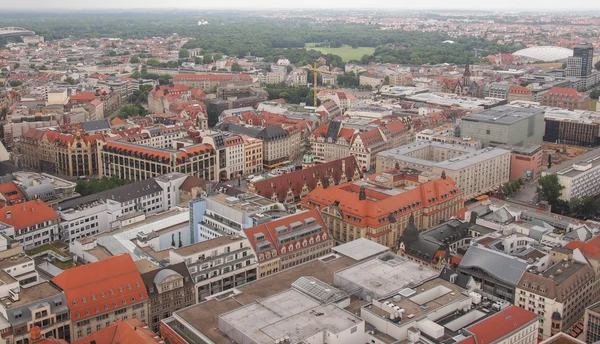Leipzig vista aérea — Fotografia de Stock