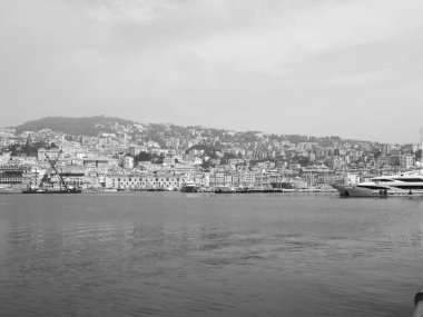 siyah-beyaz porto vecchio eski liman Cenova