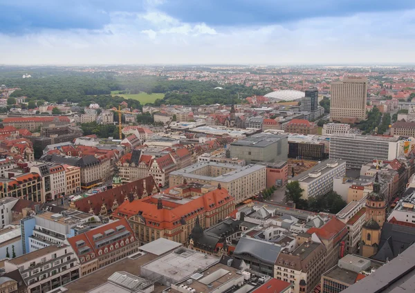 Leipzig havadan görünümü — Stok fotoğraf