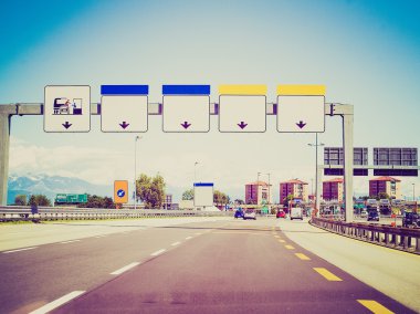 Retro görünüm otoyolu