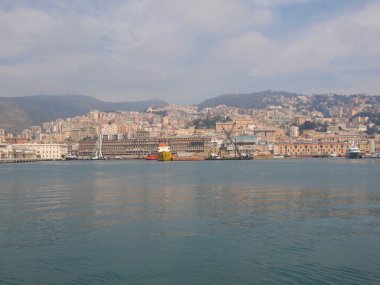 Cenova İtalya deniz manzarası
