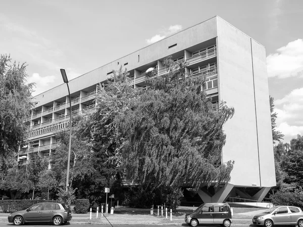 Hansaviertel blanco y negro en Berlín — Foto de Stock