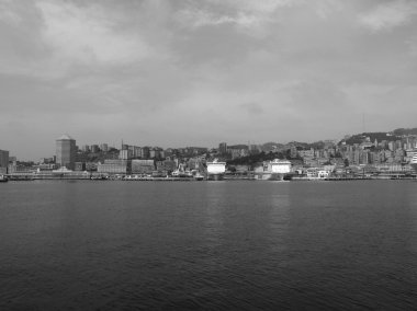 siyah-beyaz porto vecchio eski liman Cenova