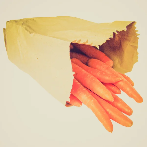 Retro look Carrots — Stock Photo, Image