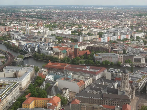 Letecký pohled na Berlín — Stock fotografie