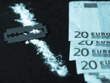 Cocaine drug clipart