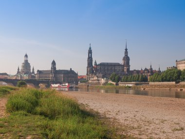 Dresden 'deki Elbe Nehri
