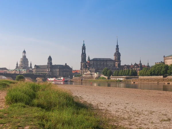 Rivière Elbe à Dresde — Photo