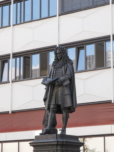 Leibniz Denkmal Leipzig — Foto de Stock