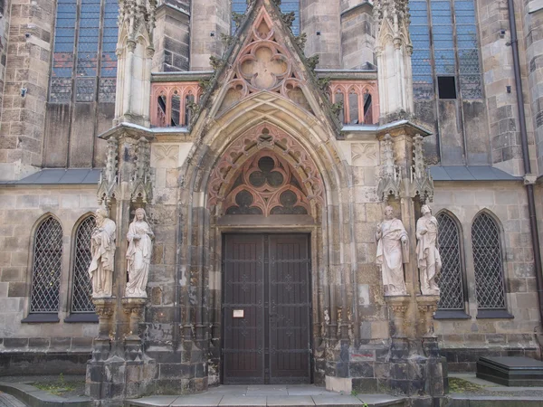 Thomaskirche Leipzig — Stok fotoğraf