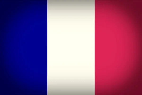 Retro look Bandera de Francia — Foto de Stock