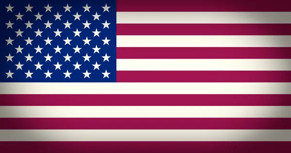 Retro kinézetét az Egyesült Államok zászlaja — Stock Fotó