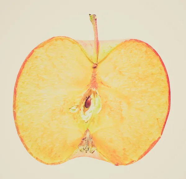 Retro-look apple frukt — Stockfoto