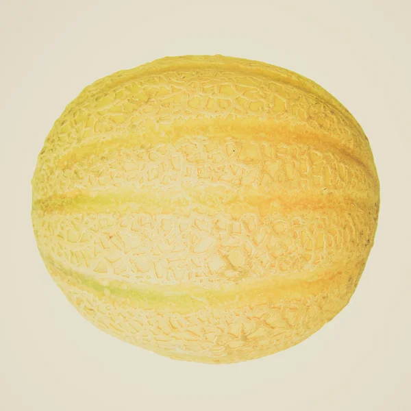 Retro look Melon picture — Stock Photo, Image
