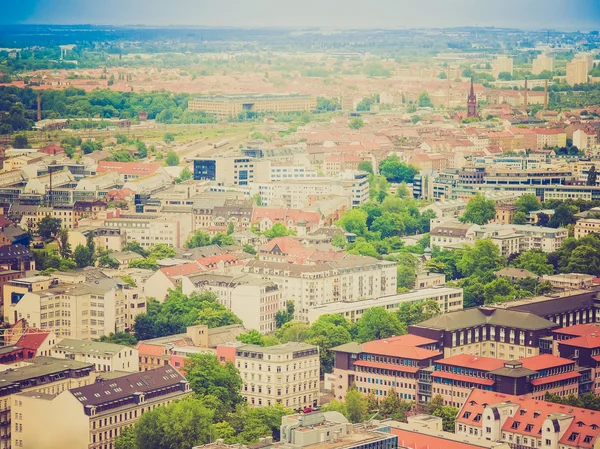 Leipzig vue aérienne — Photo