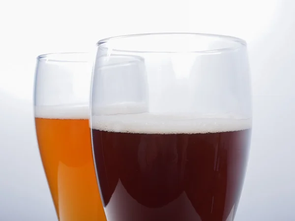 Deux verres de bière allemande — Photo