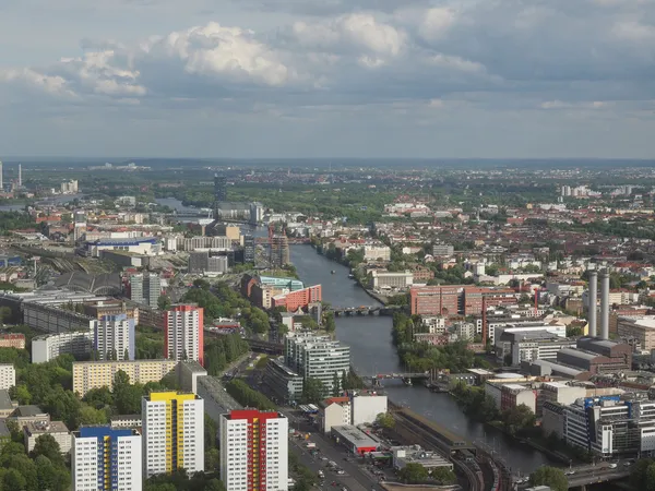 Letecký pohled na Berlín — Stock fotografie