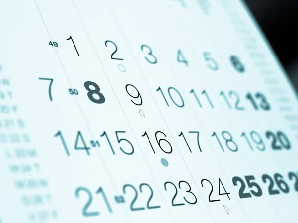 Calendario — Foto Stock