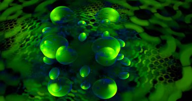 Soyut fraktal illüstrasyon arka plan olarak kullanışlı