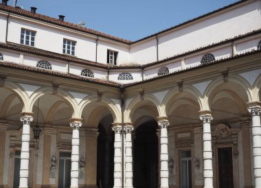 TURIN, ITALY - CIRCA AĞUSTOS 2021: The Universita di Torino (Türkçe çeviri:)