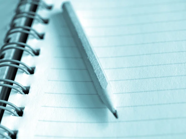 Blank notebook page — Stock Photo, Image