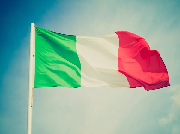 Look retrò Bandiera d'Italia — Foto Stock