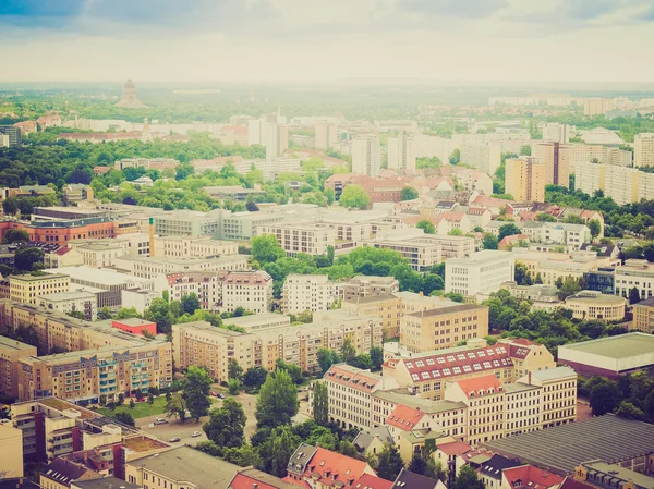 Лейпцигский вид с воздуха — стоковое фото