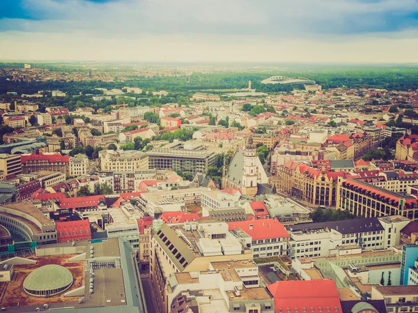 Лейпцигский вид с воздуха — стоковое фото